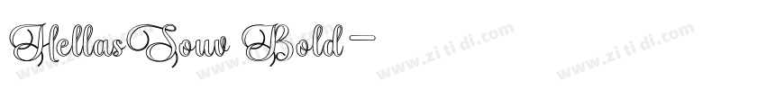 HellasSouv Bold字体转换